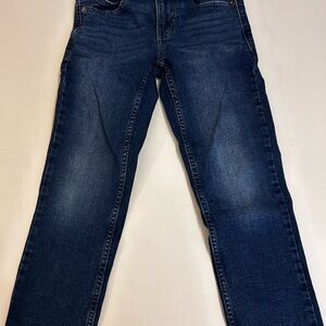 Boys Dark Blue Slim Straight Jeans